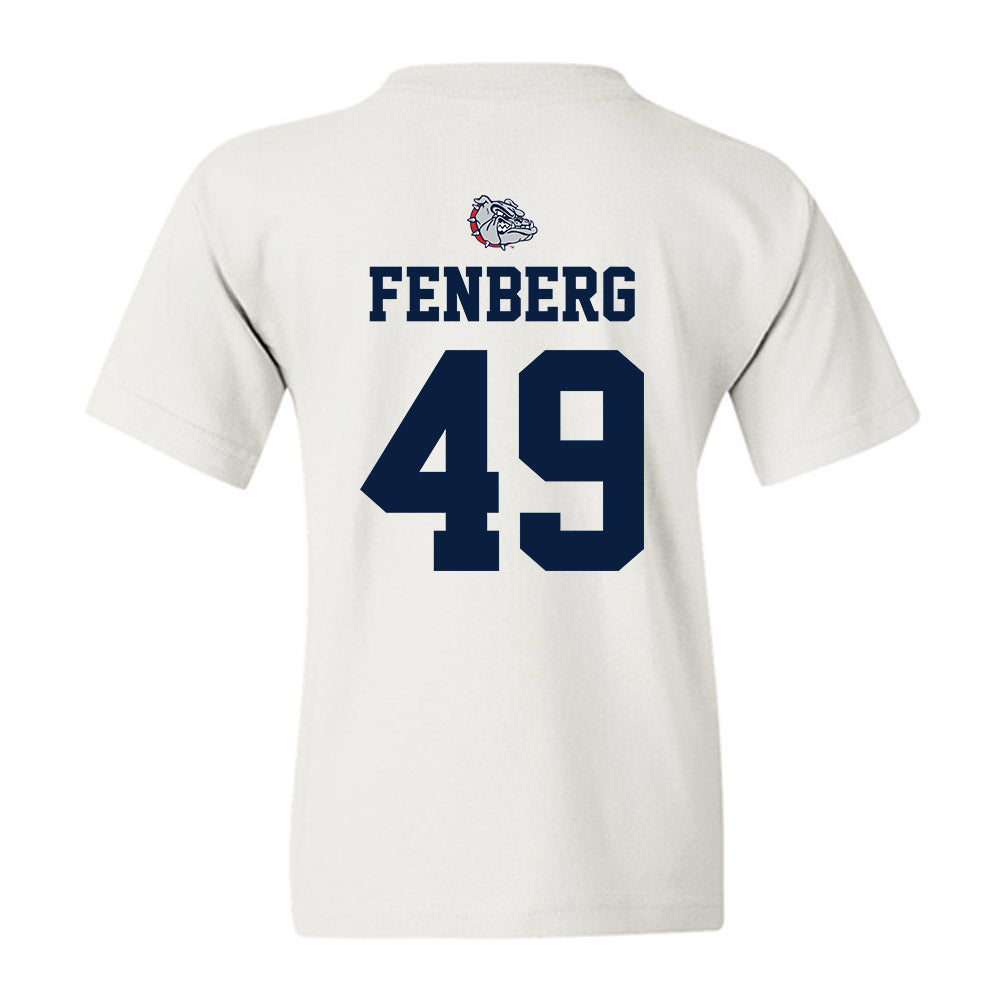 Gonzaga - NCAA Baseball : Paxton Fenberg - Sports Shersey Youth T-Shirt-1