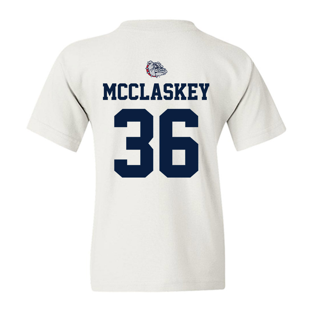 Gonzaga - NCAA Baseball : Mickey Mcclaskey - Sports Shersey Youth T-Shirt-1