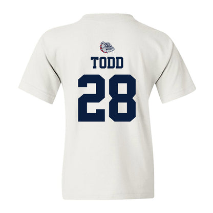 Gonzaga - NCAA Women's Soccer : Emily Todd - Sports Shersey Youth T-Shirt-1