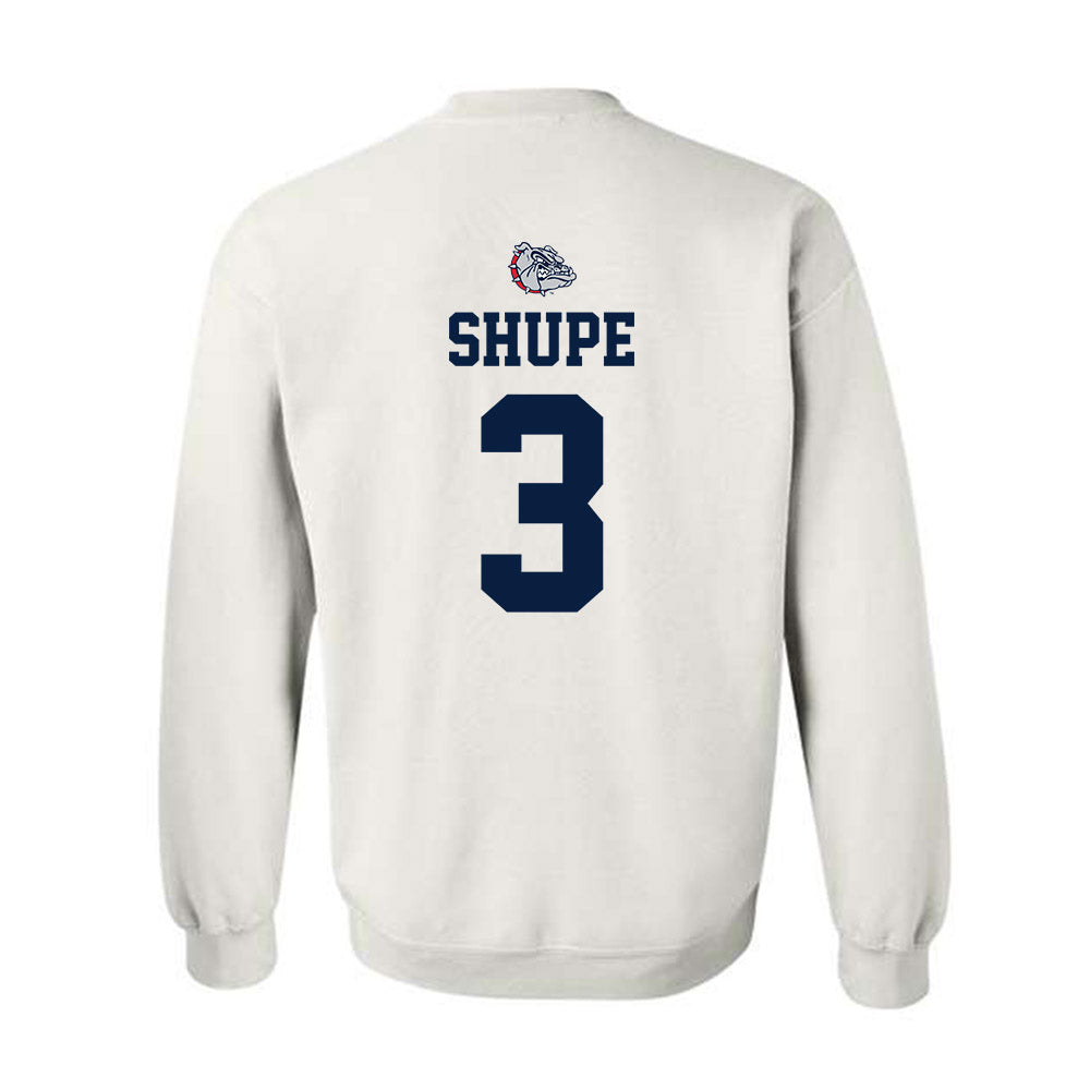 Gonzaga - NCAA Baseball : Hudson Shupe - Sports Shersey Crewneck Sweatshirt-1