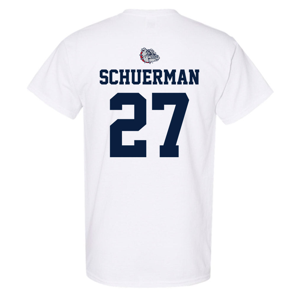 Gonzaga - NCAA Baseball : Rece Schuerman - Sports Shersey T-Shirt-1