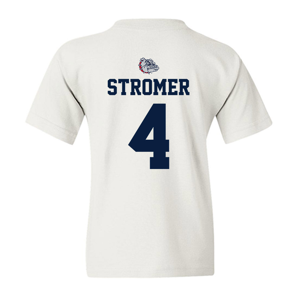 Gonzaga - NCAA Men's Basketball : Dusty Stromer - Sports Shersey Youth T-Shirt-1