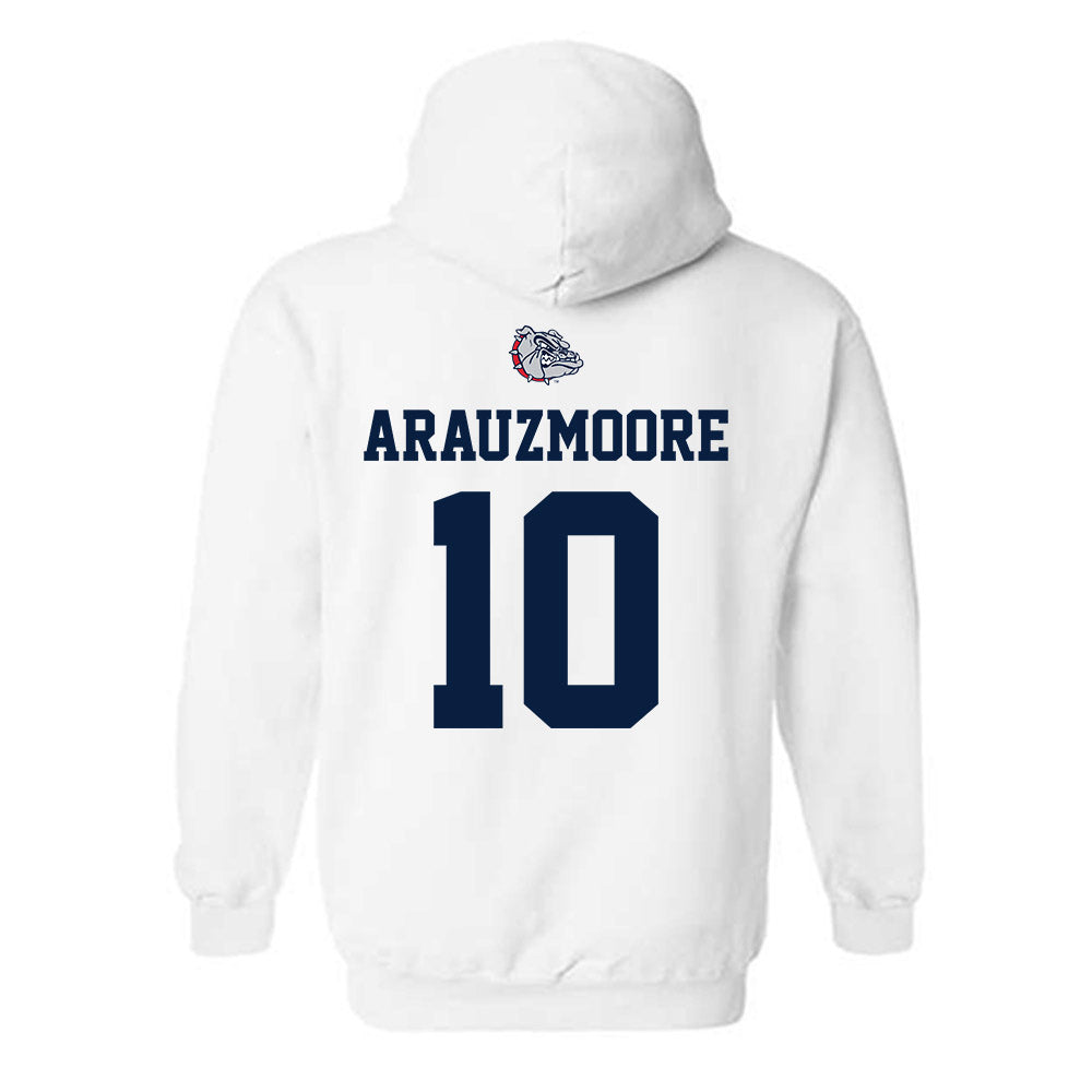 Gonzaga - NCAA Men's Basketball : Joaquim ArauzMoore - Sports Shersey Hooded Sweatshirt-1
