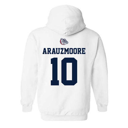Gonzaga - NCAA Men's Basketball : Joaquim ArauzMoore - Sports Shersey Hooded Sweatshirt-1