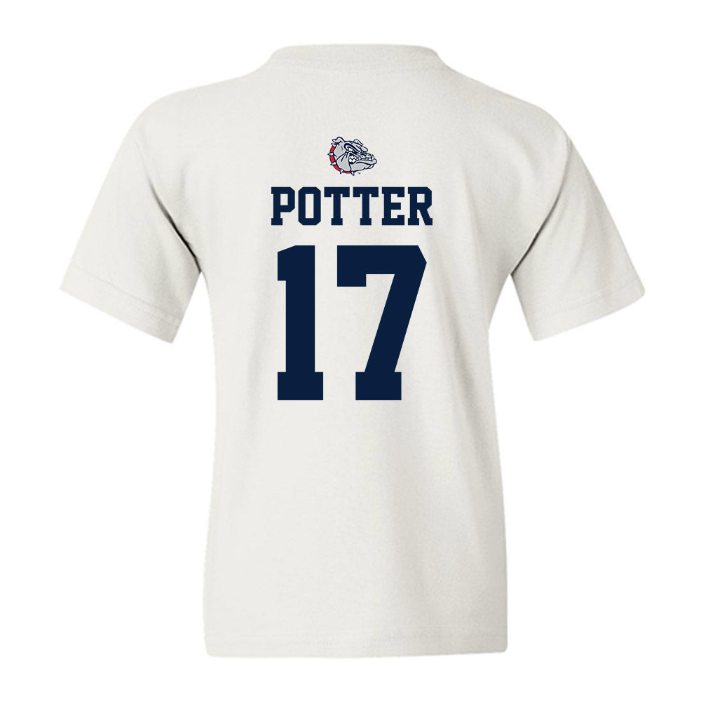 Gonzaga - NCAA Men's Soccer : Chase Potter - Sports Shersey Youth T-Shirt-1