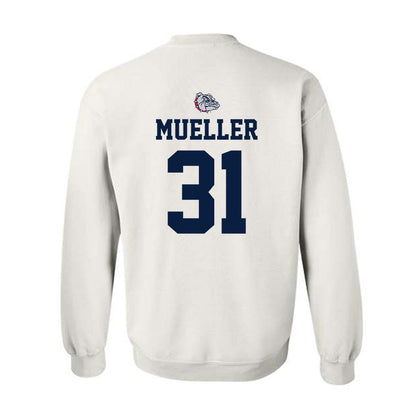 Gonzaga - NCAA Baseball : Matthew Mueller - Sports Shersey Crewneck Sweatshirt-1