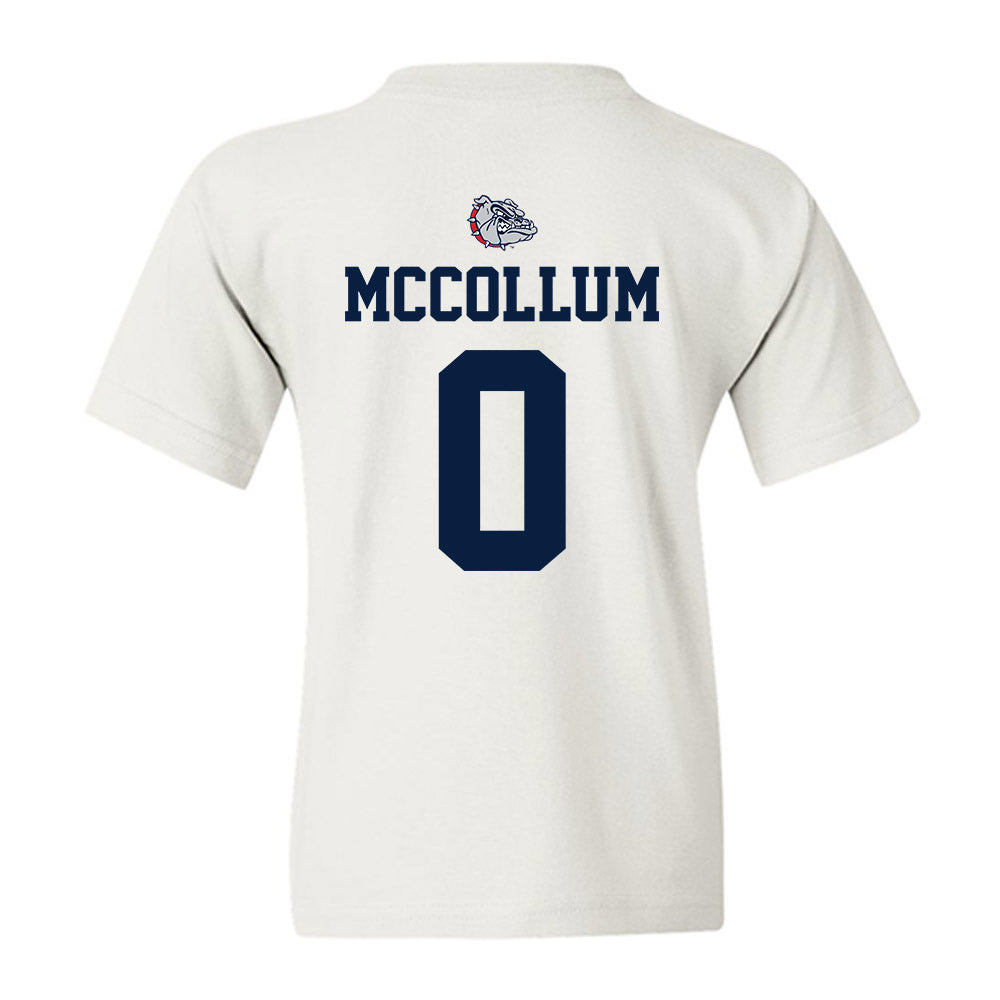 Gonzaga - NCAA Women's Soccer : Michaela McCollum - Sports Shersey Youth T-Shirt-1