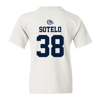 Gonzaga - NCAA Baseball : Daniel Sotelo - Sports Shersey Youth T-Shirt-1