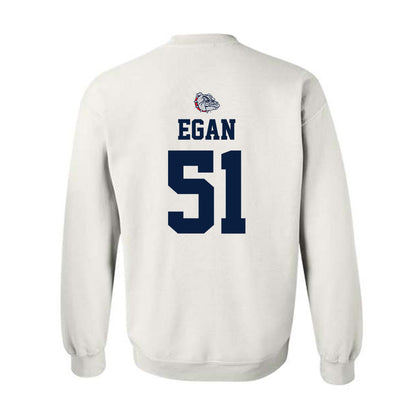 Gonzaga - NCAA Baseball : Austin Egan - Sports Shersey Crewneck Sweatshirt