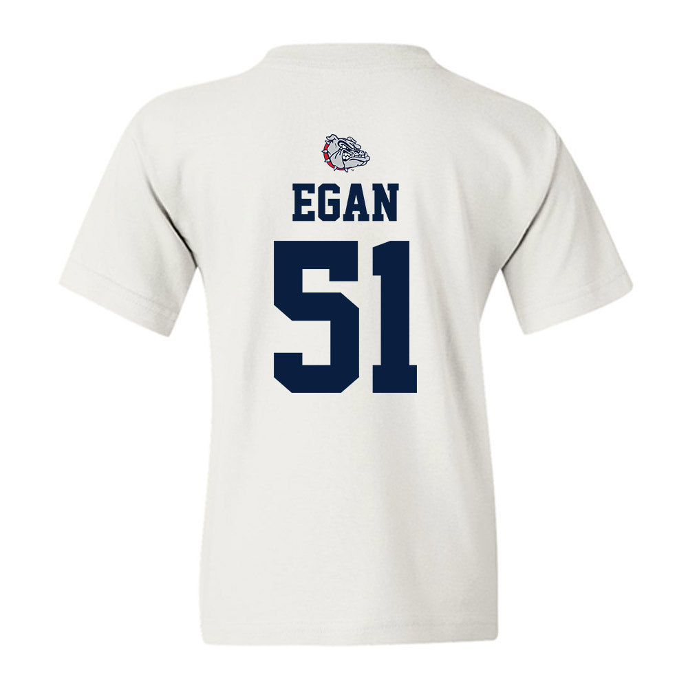 Gonzaga - NCAA Baseball : Austin Egan - Sports Shersey Youth T-Shirt-1