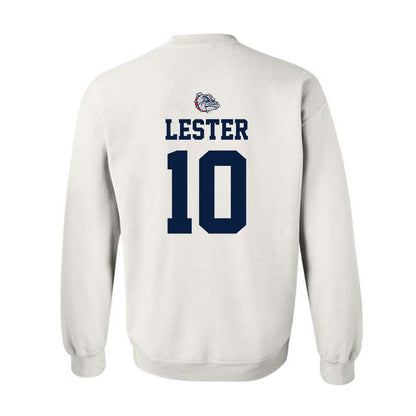 Gonzaga - NCAA Women's Soccer : Olivia Lester - Sports Shersey Crewneck Sweatshirt-1