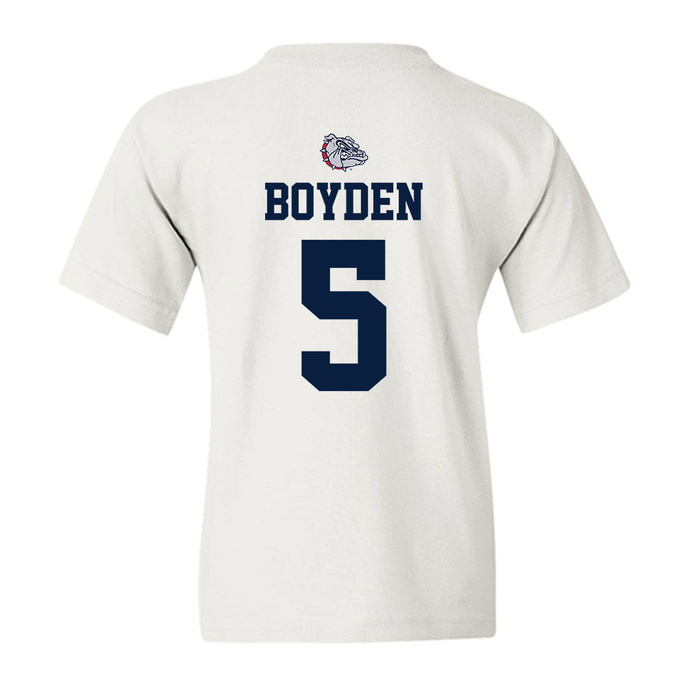 Gonzaga - NCAA Women's Soccer : Annie Boyden - Sports Shersey Youth T-Shirt-1