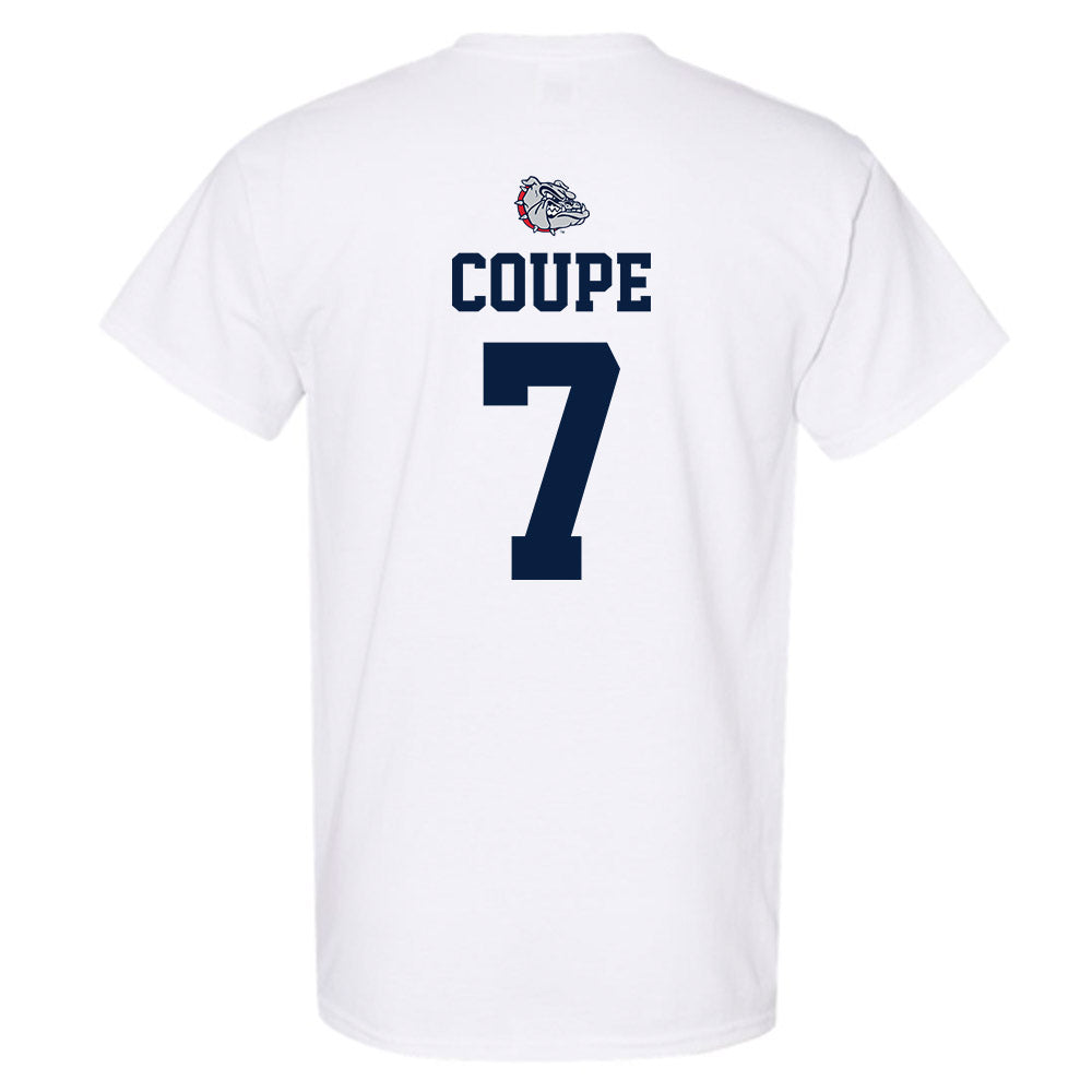 Gonzaga - NCAA Baseball : Max Coupe - Sports Shersey T-Shirt-1