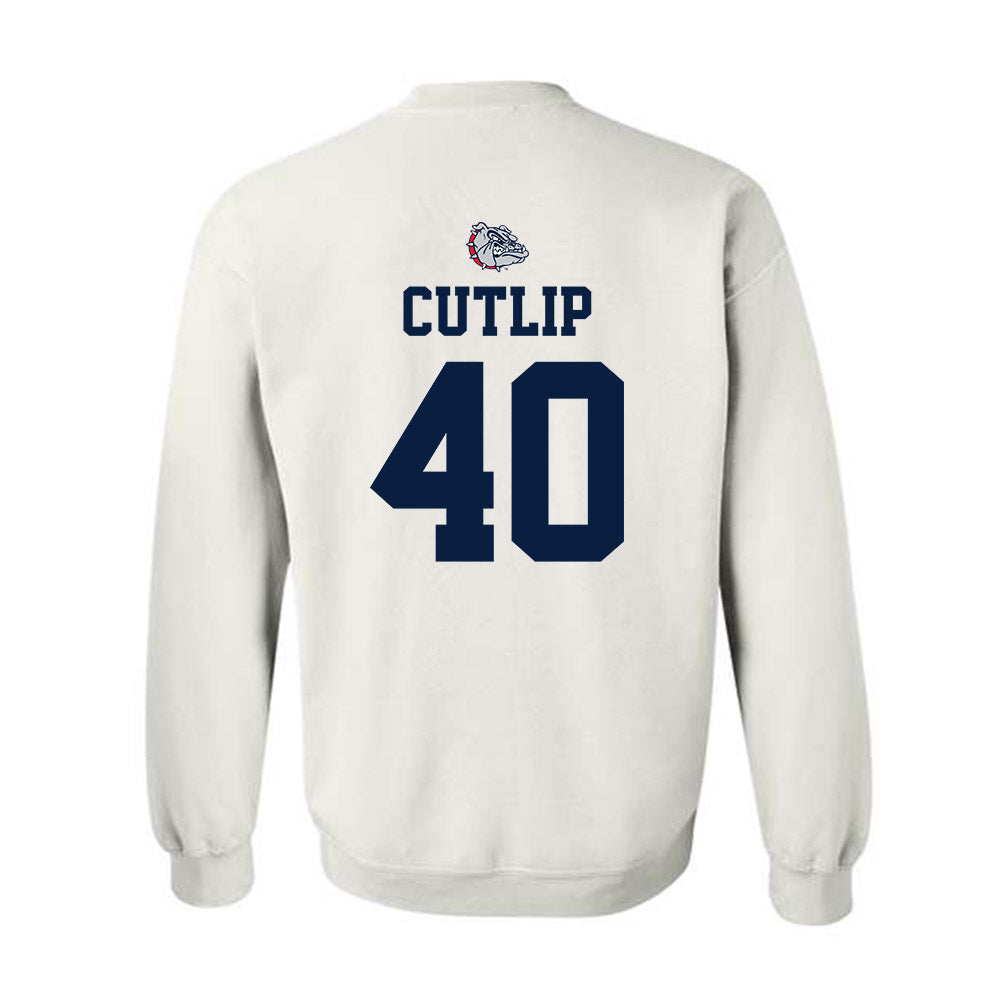 Gonzaga - NCAA Baseball : Ryder Cutlip - Sports Shersey Crewneck Sweatshirt-1