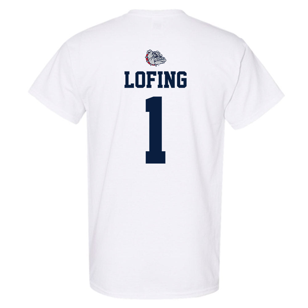 Gonzaga - NCAA Women's Basketball : Paige Lofing - Sports Shersey T-Shirt-1