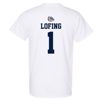 Gonzaga - NCAA Women's Basketball : Paige Lofing - Sports Shersey T-Shirt-1