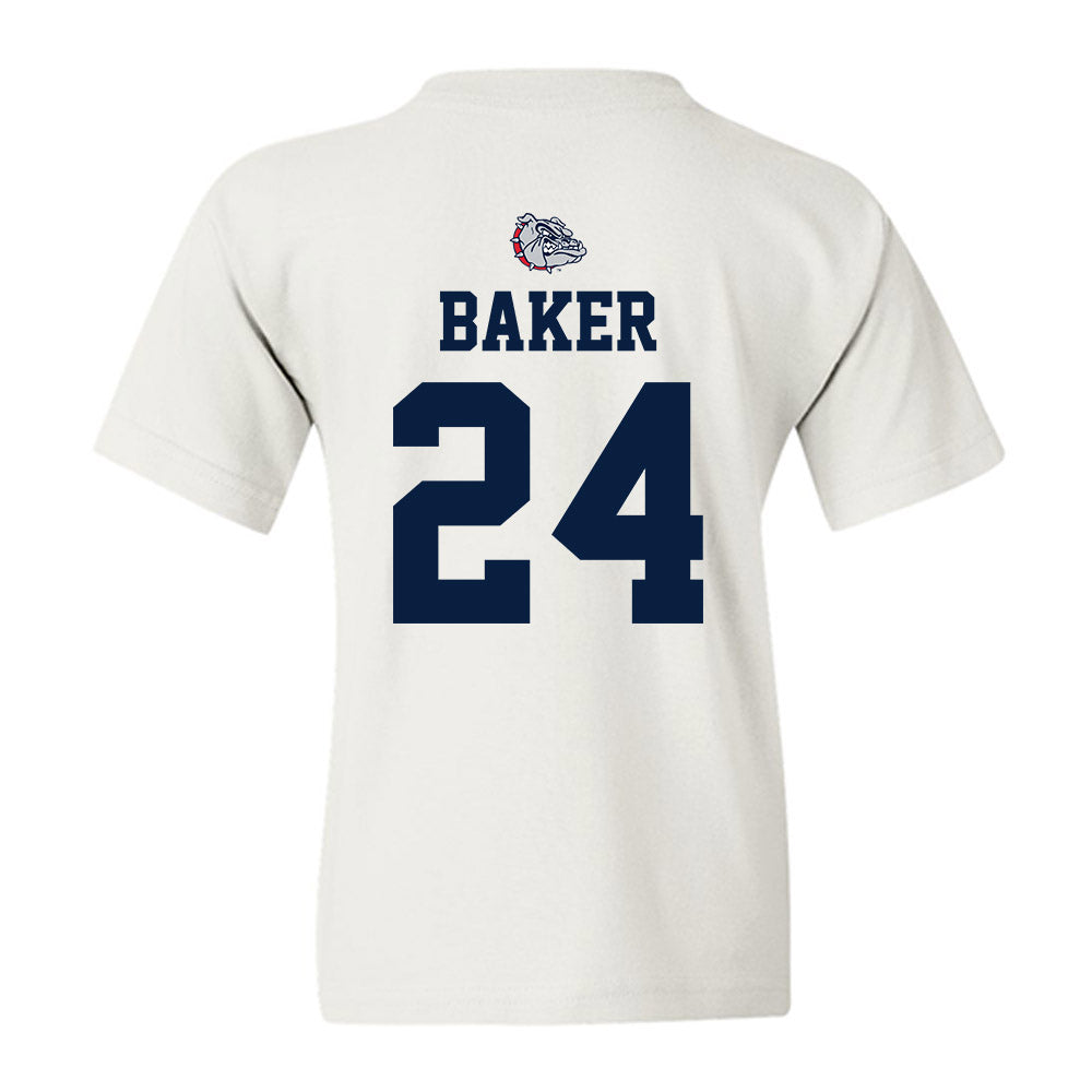 Gonzaga - NCAA Baseball : Simon Baker - Sports Shersey Youth T-Shirt-1