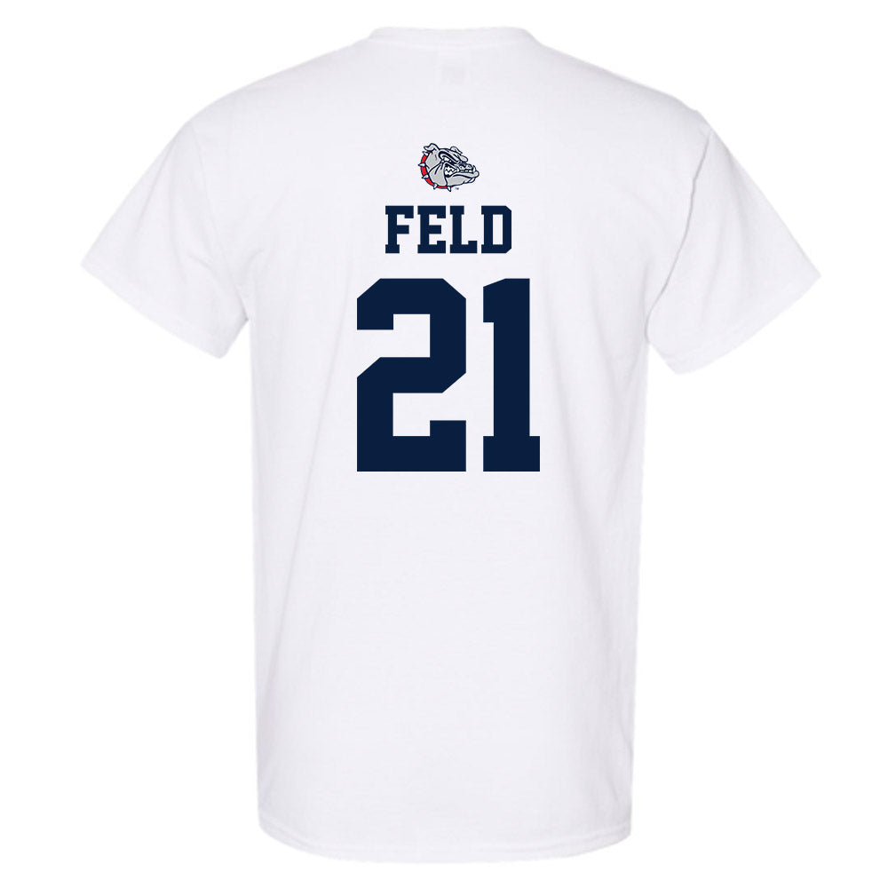 Gonzaga - NCAA Baseball : Justin Feld - Sports Shersey T-Shirt-1