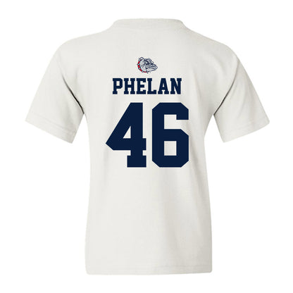 Gonzaga - NCAA Baseball : Jace Phelan - Sports Shersey Youth T-Shirt-1