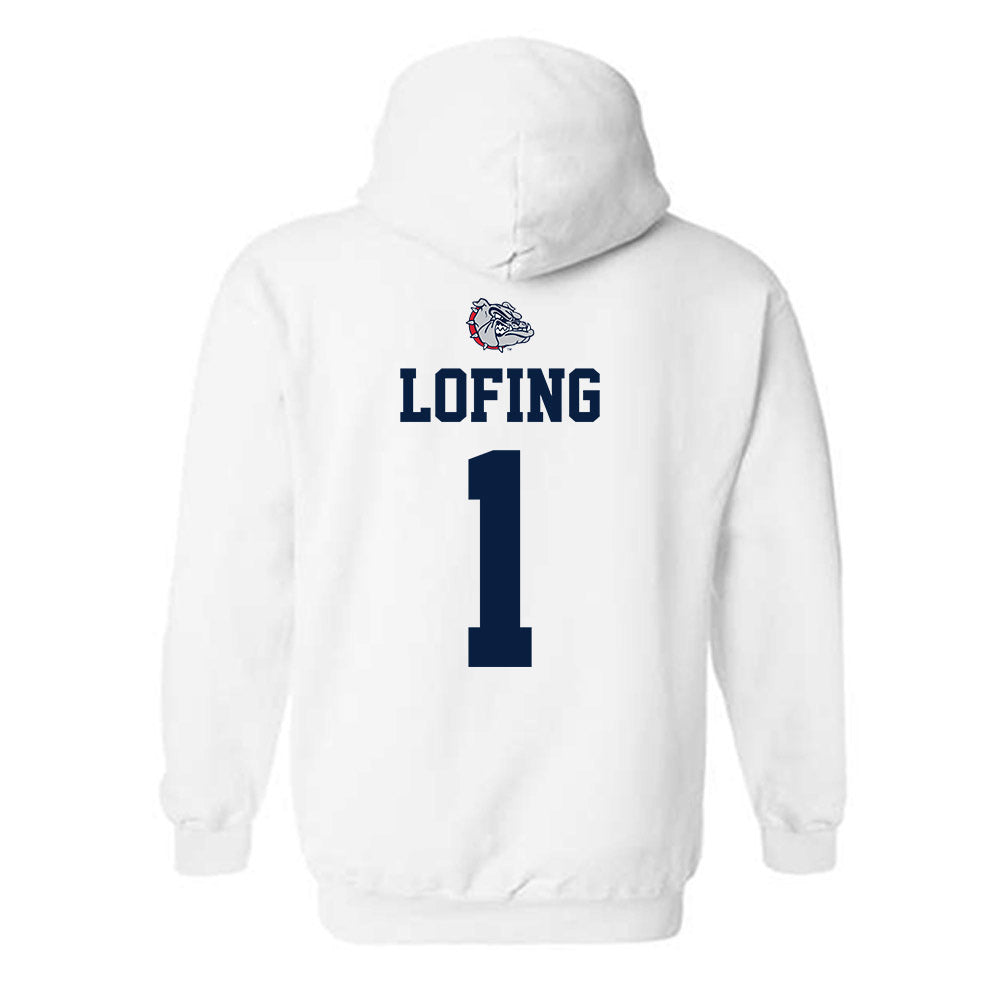 Gonzaga - NCAA Women's Basketball : Paige Lofing - Sports Shersey Hooded Sweatshirt-1
