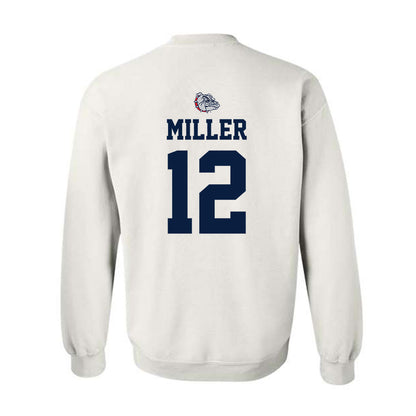 Gonzaga - NCAA Baseball : Peyton Miller - Sports Shersey Crewneck Sweatshirt-1