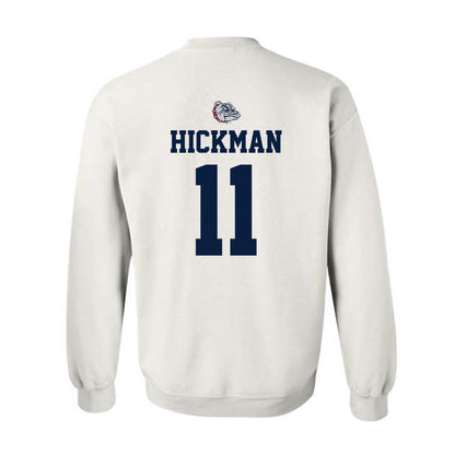 Gonzaga - NCAA Men's Basketball : Nolan Hickman - Sports Shersey Crewneck Sweatshirt-1