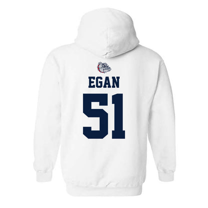 Gonzaga - NCAA Baseball : Austin Egan - Sports Shersey Hooded Sweatshirt