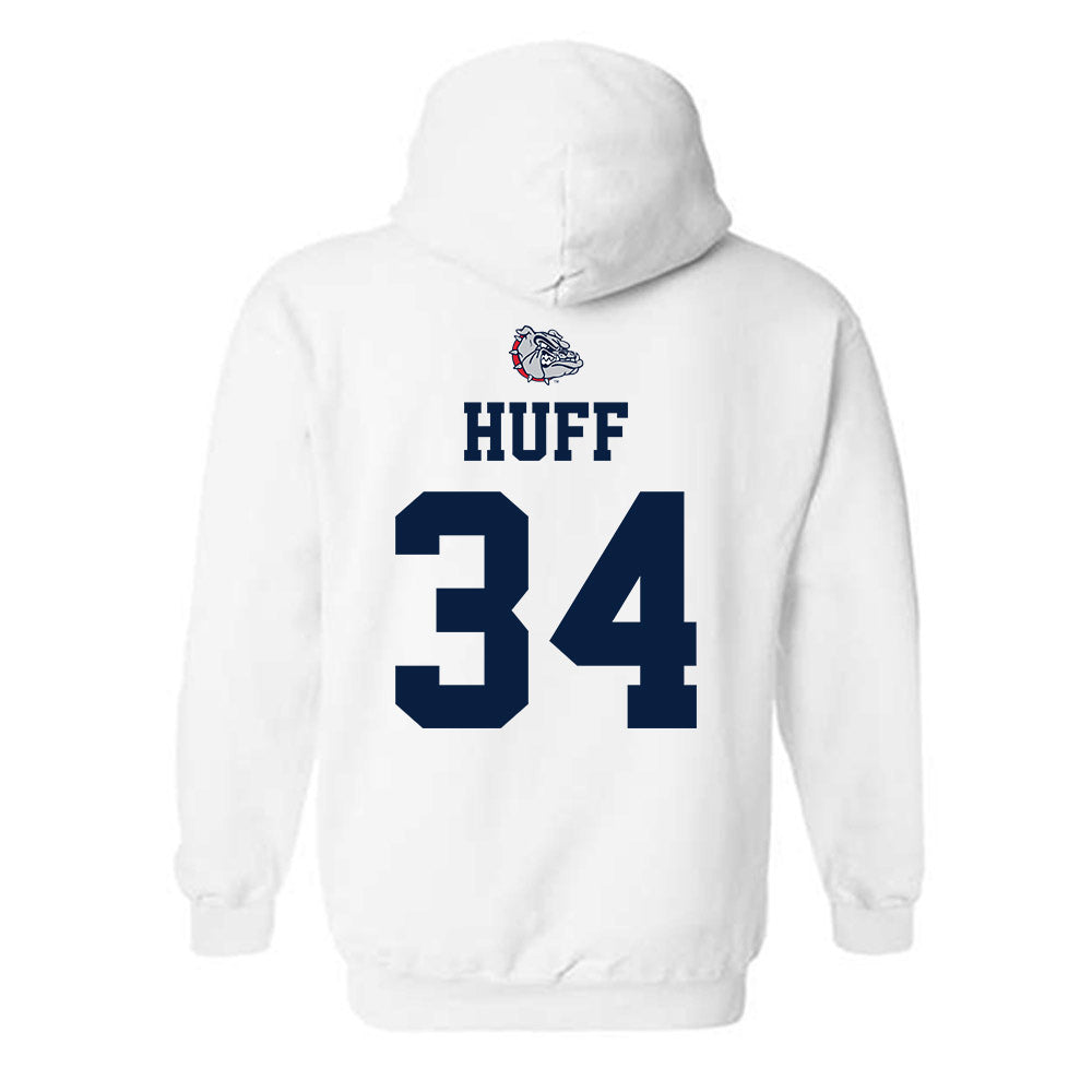 Gonzaga - NCAA Men's Basketball : Braden Huff - Sports Shersey Hooded Sweatshirt-1