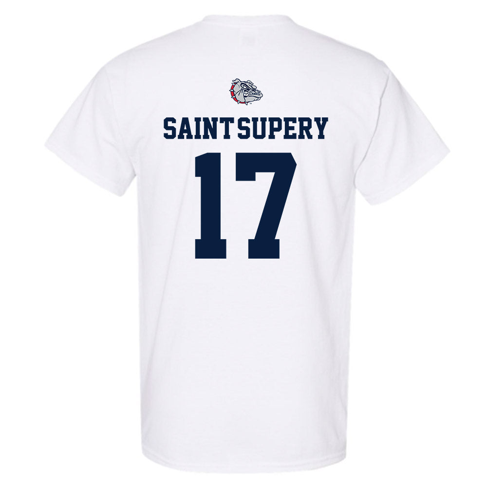 Gonzaga - NCAA Men's Basketball : Mario Saint-Supery - Sports Shersey T-Shirt-1