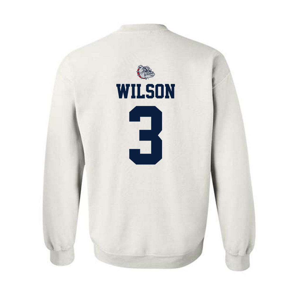 Gonzaga - NCAA Women's Basketball : Julia Wilson - Sports Shersey Crewneck Sweatshirt-1