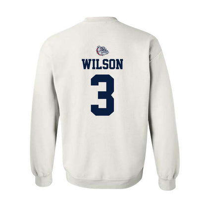 Gonzaga - NCAA Women's Basketball : Julia Wilson - Sports Shersey Crewneck Sweatshirt-1