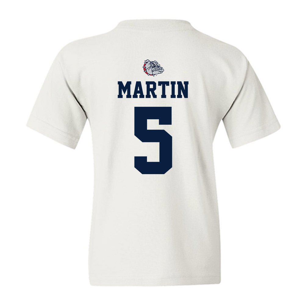 Gonzaga - NCAA Women's Volleyball : Brianna Martin - Sports Shersey Youth T-Shirt-1