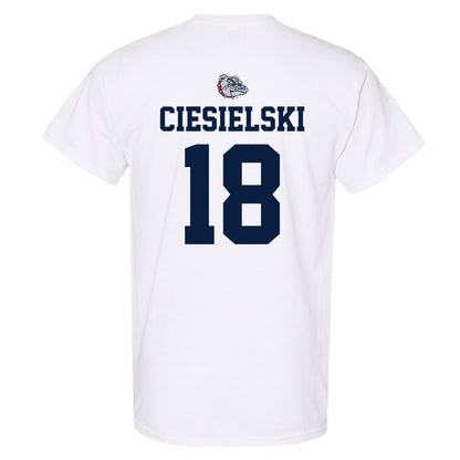 Gonzaga - NCAA Baseball : Cooper Ciesielski - Sports Shersey T-Shirt-1