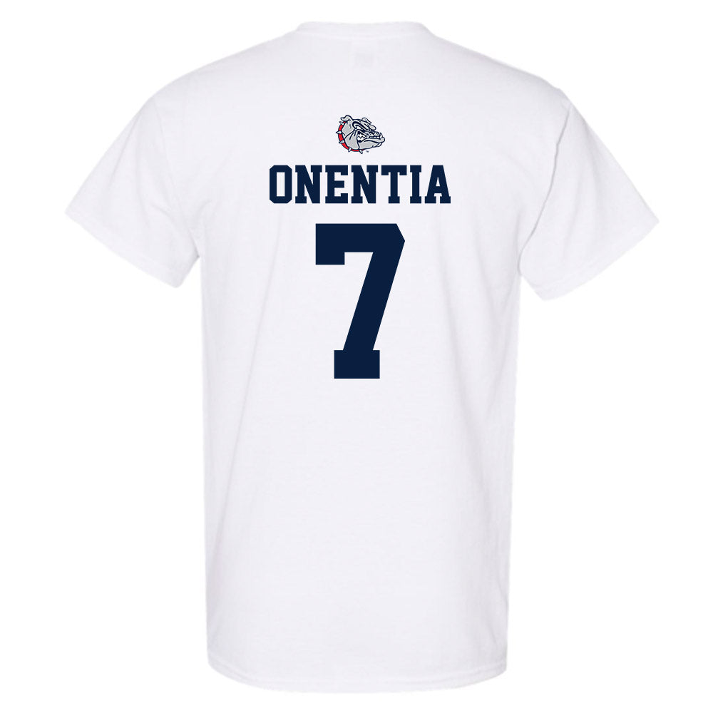 Gonzaga - NCAA Men's Soccer : Geremi Onentia - Sports Shersey T-Shirt-1