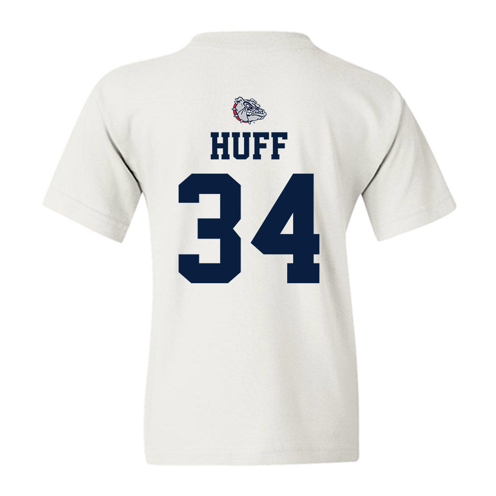 Gonzaga - NCAA Men's Basketball : Braden Huff - Sports Shersey Youth T-Shirt-1