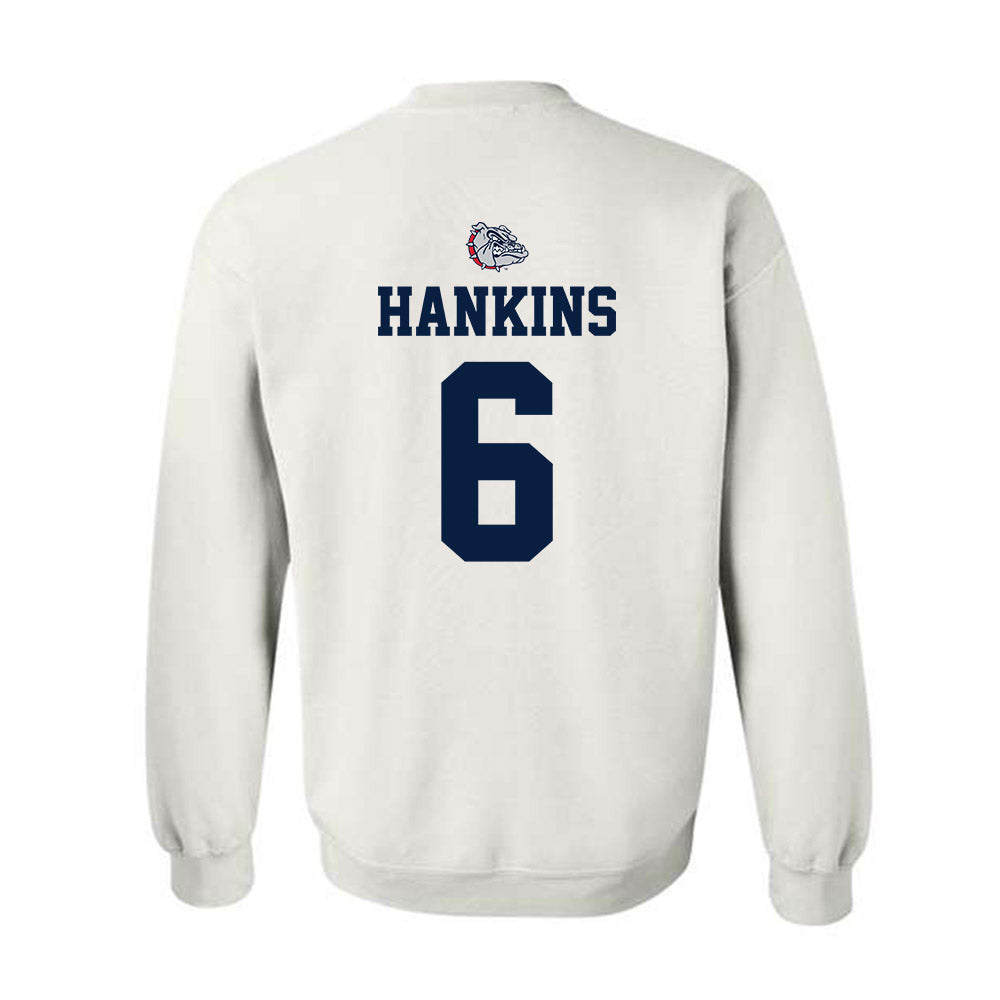 Gonzaga - NCAA Baseball : Josh Hankins - Sports Shersey Crewneck Sweatshirt-1