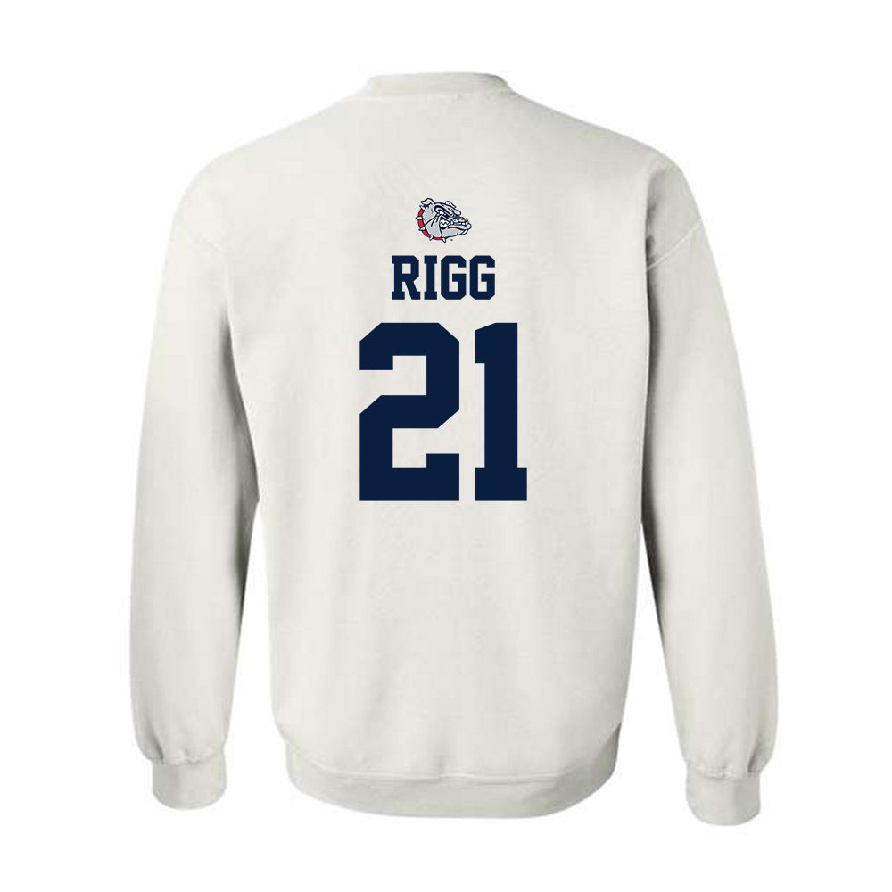 Gonzaga - NCAA Women's Soccer : Katelyn Rigg - Sports Shersey Crewneck Sweatshirt-1