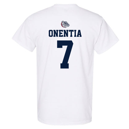 Gonzaga - NCAA Men's Soccer : Geremi Onentia - Sports Shersey T-Shirt-1