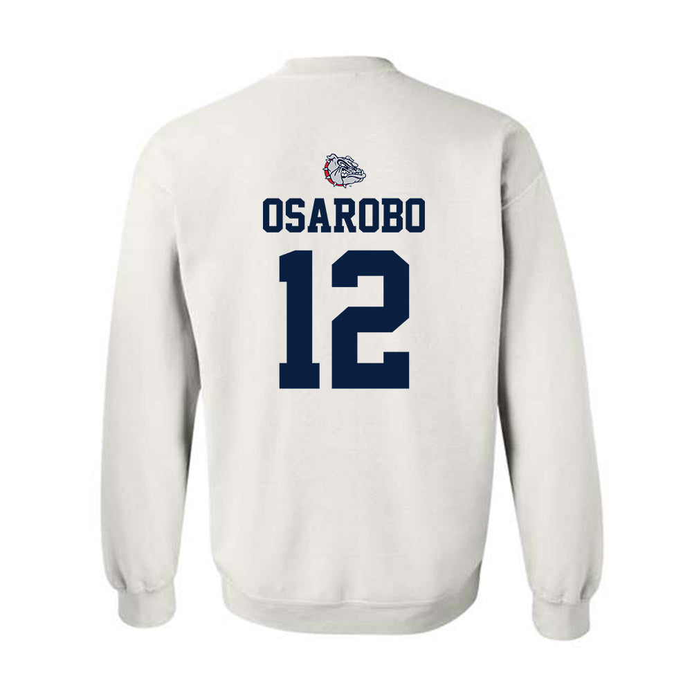 Gonzaga - NCAA Women's Basketball : Christabel Osarobo - Sports Shersey Crewneck Sweatshirt-1