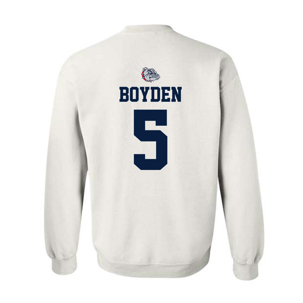 Gonzaga - NCAA Women's Soccer : Annie Boyden - Sports Shersey Crewneck Sweatshirt-1