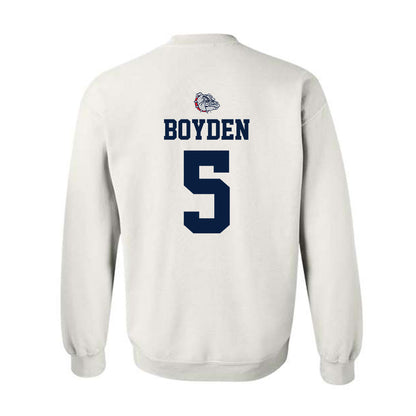 Gonzaga - NCAA Women's Soccer : Annie Boyden - Sports Shersey Crewneck Sweatshirt-1