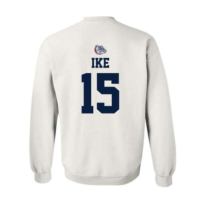 Gonzaga - NCAA Men's Basketball : Graham Ike - Sports Shersey Crewneck Sweatshirt-1