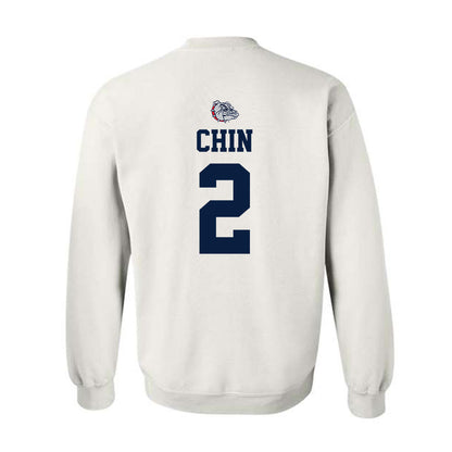 Gonzaga - NCAA Women's Soccer : Lauren Chin - Sports Shersey Crewneck Sweatshirt-1