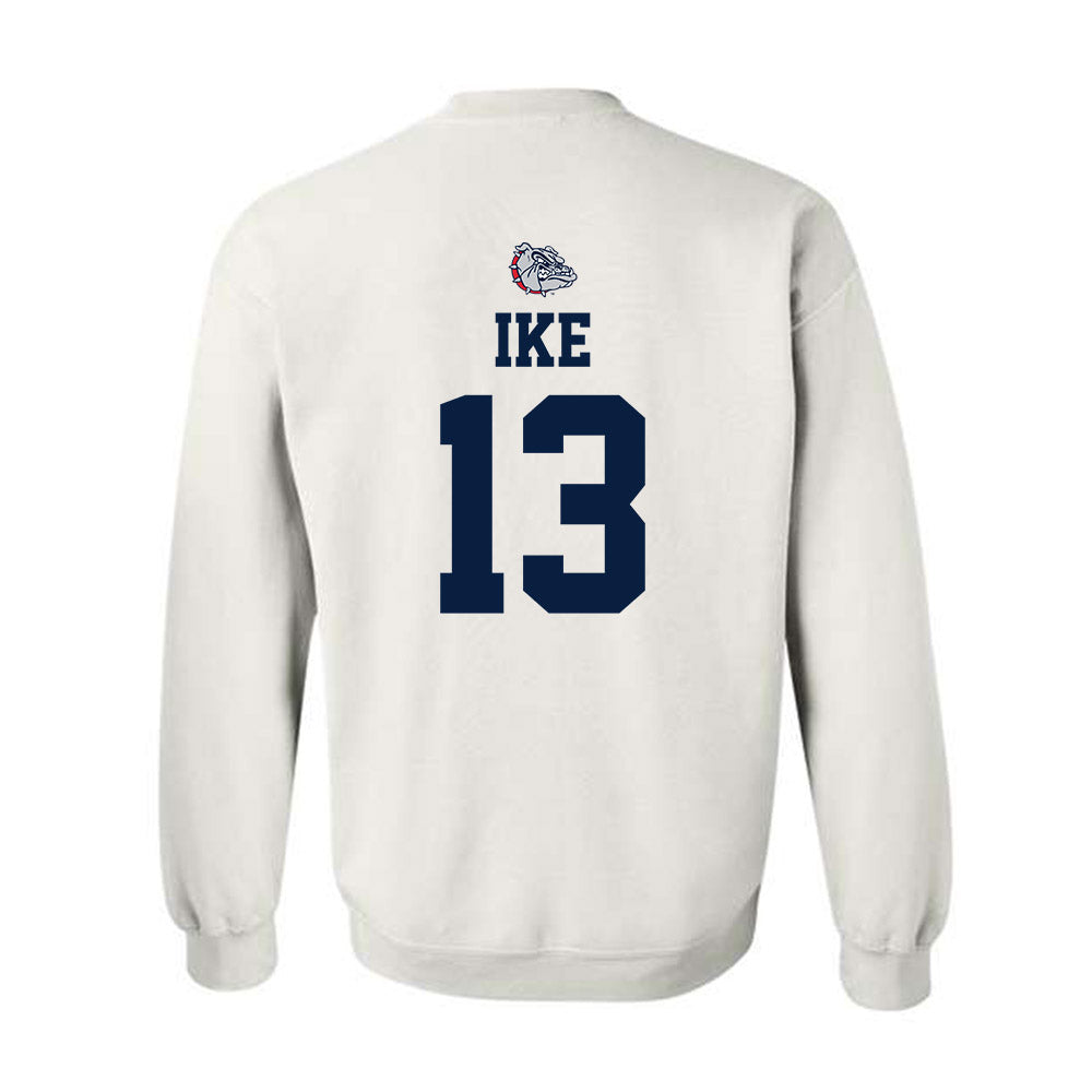 Gonzaga - NCAA Men's Basketball : Graham Ike - Sports Shersey Crewneck Sweatshirt-1