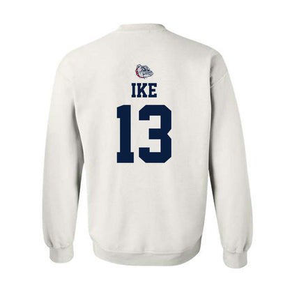 Gonzaga - NCAA Men's Basketball : Graham Ike - Sports Shersey Crewneck Sweatshirt-1