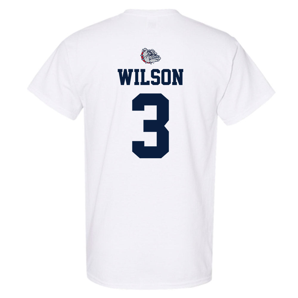 Gonzaga - NCAA Women's Basketball : Julia Wilson - Sports Shersey T-Shirt-1