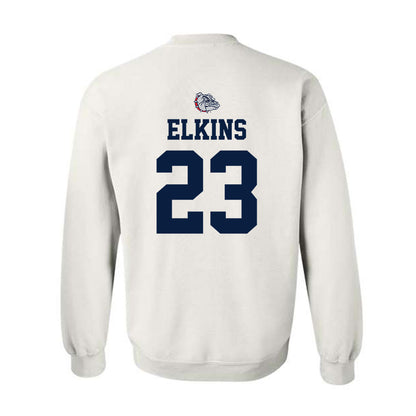 Gonzaga - NCAA Men's Soccer : Benjamin Elkins - Sports Shersey Crewneck Sweatshirt-1