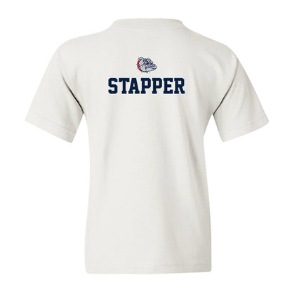 Gonzaga - NCAA Men's Tennis : Fabio Stapper - Sports Shersey Youth T-Shirt-1