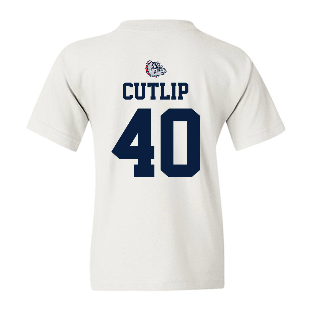 Gonzaga - NCAA Baseball : Ryder Cutlip - Sports Shersey Youth T-Shirt-1