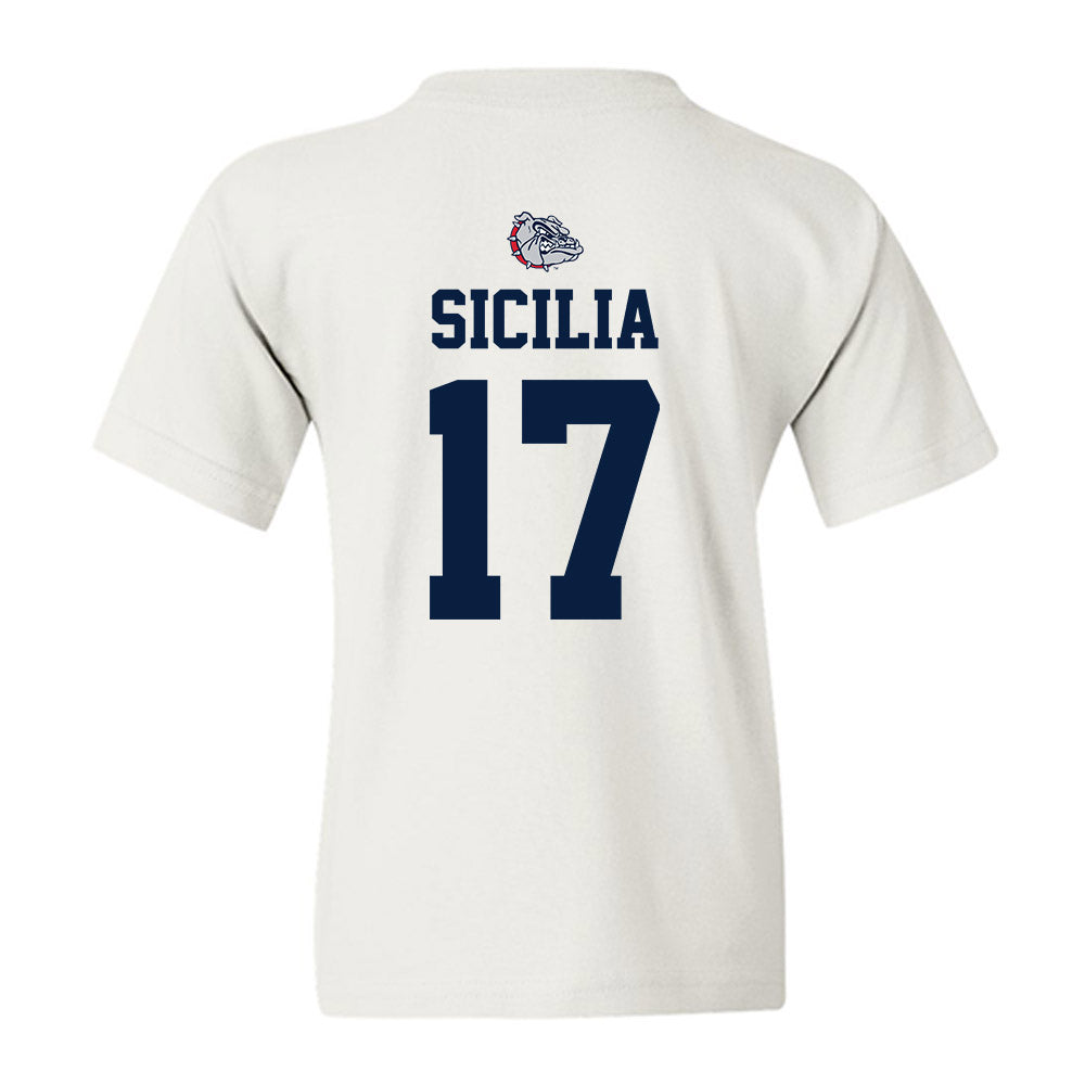 Gonzaga - NCAA Women's Soccer : Abbie Sicilia - Sports Shersey Youth T-Shirt-1